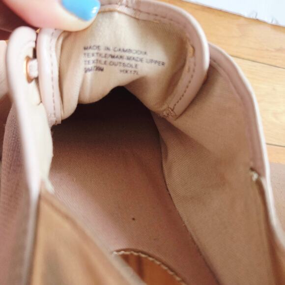 Michael Michael Kors Pink Canvas Espadrille Sneakers Lace Up Womens Size 9M - Picture 5 of 14